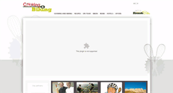 Desktop Screenshot of cookingandbiking.it